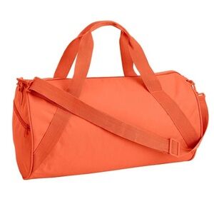 NWOT Orange Duffel Bag